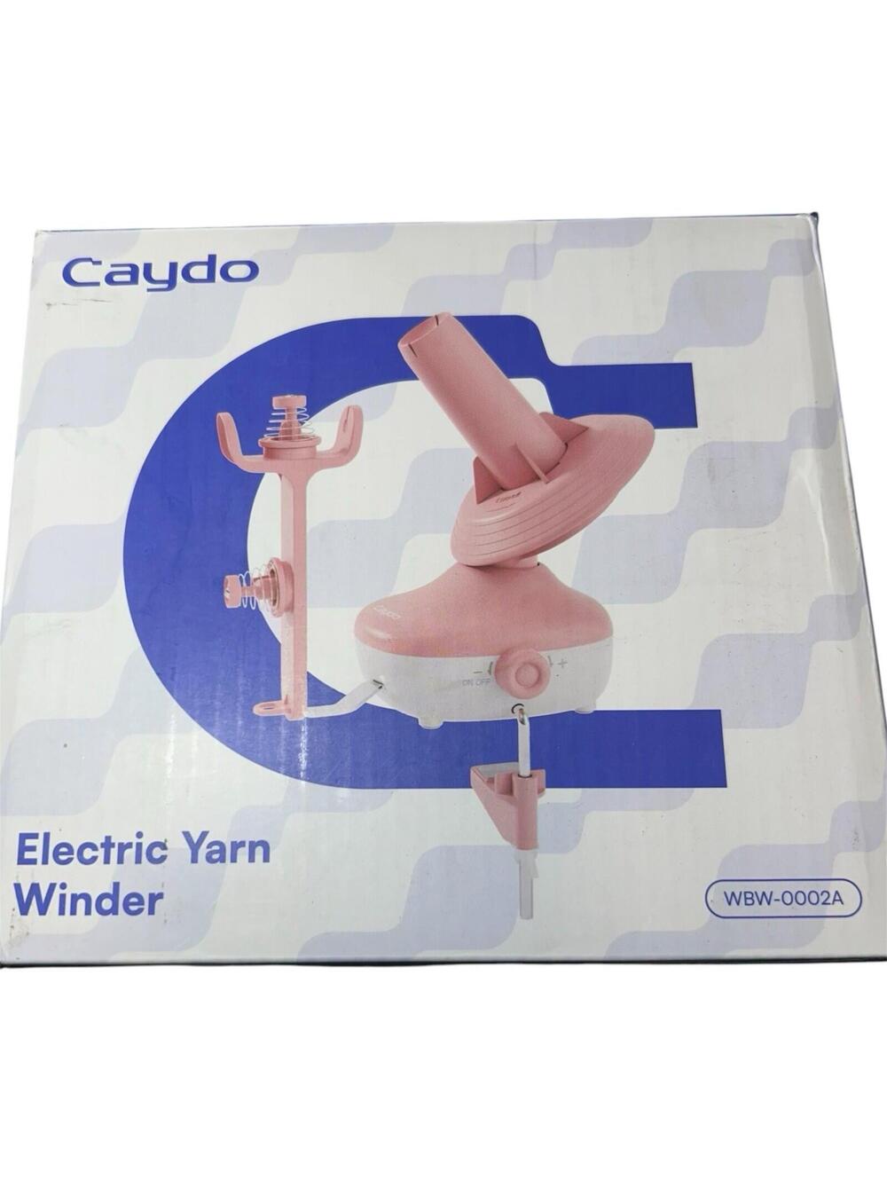 Caydo Electric Yarn Winder Pro 10oz Large Automatic Ball 10oz Pink - New OpenBox